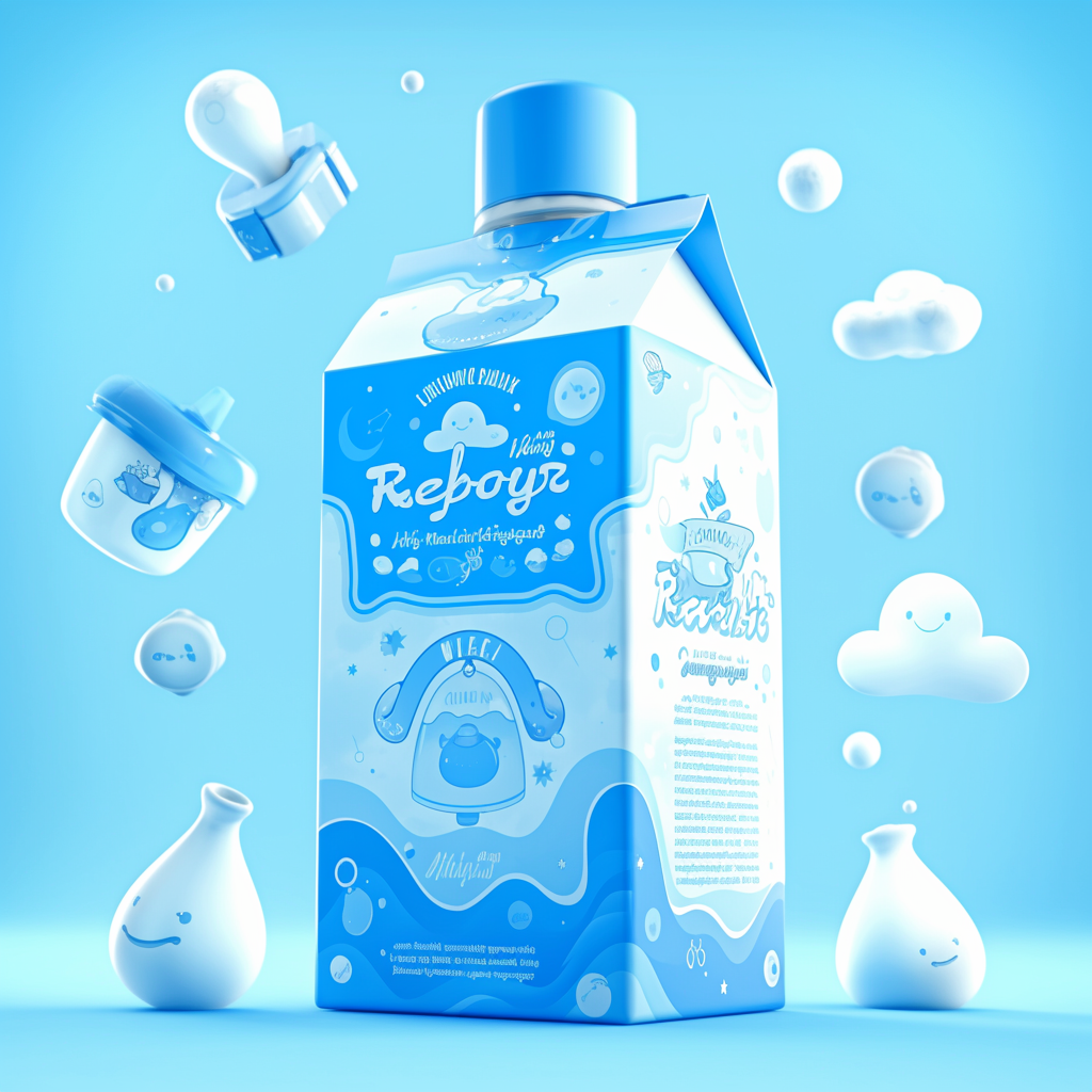 儿童产品包装设计logo礼盒吉祥物设计