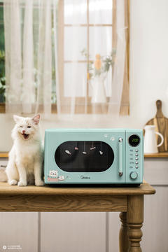 美的猫猫微波炉文描｜撸猫、干饭、真香～ 
