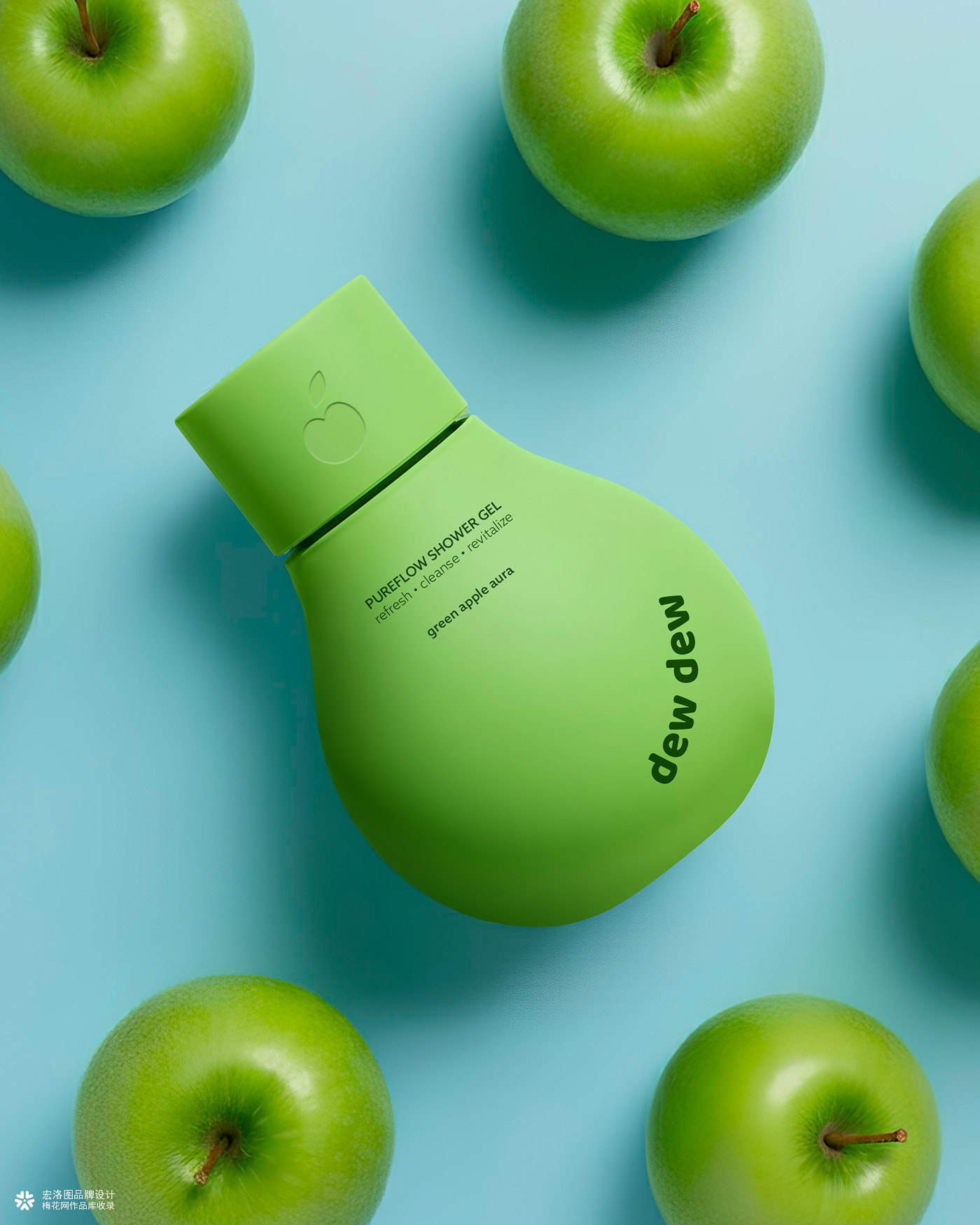 沐浴露Dewdew品牌包装设计-宏洛图品牌设计