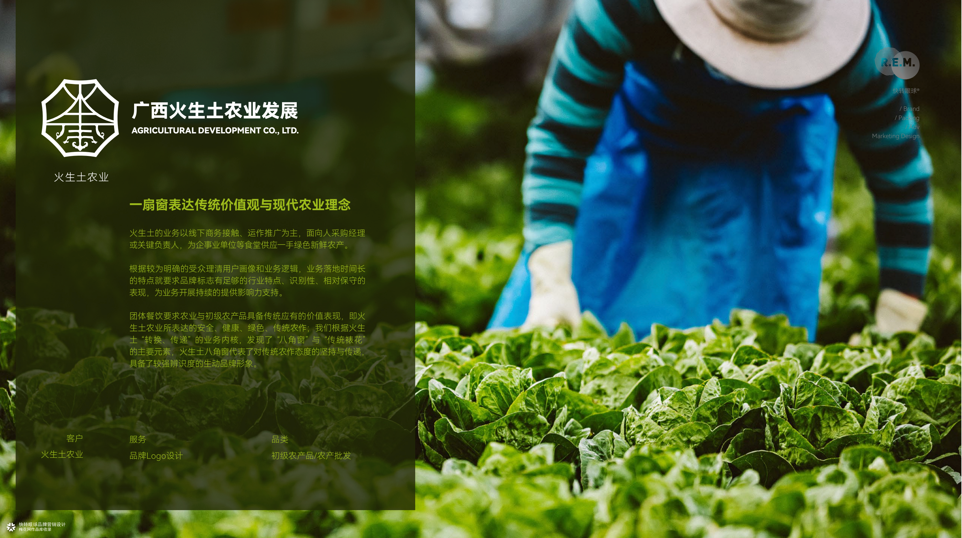 火生土农业发展品牌logo设计