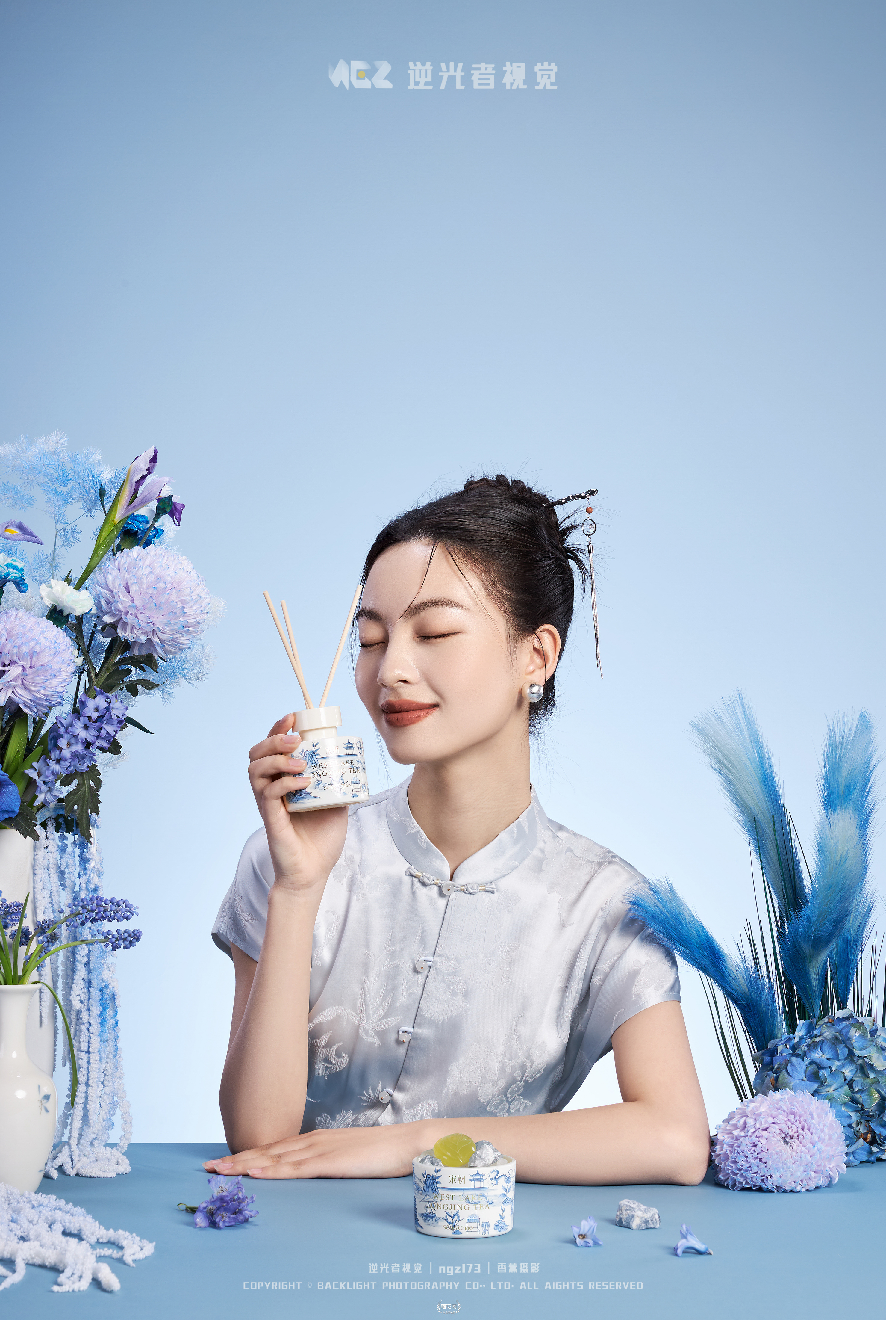 西湖十景香氛礼盒/宋朝香薰/香薰拍摄/逆光者视觉