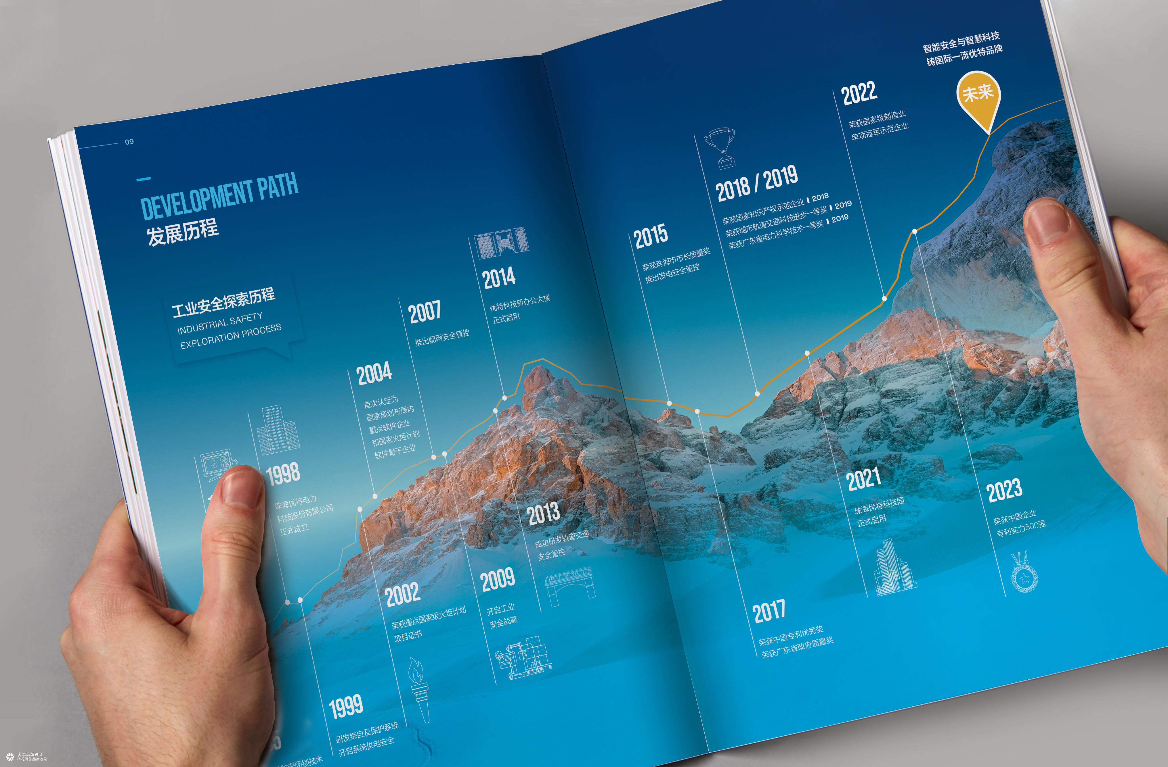 优特电力科技画册设计