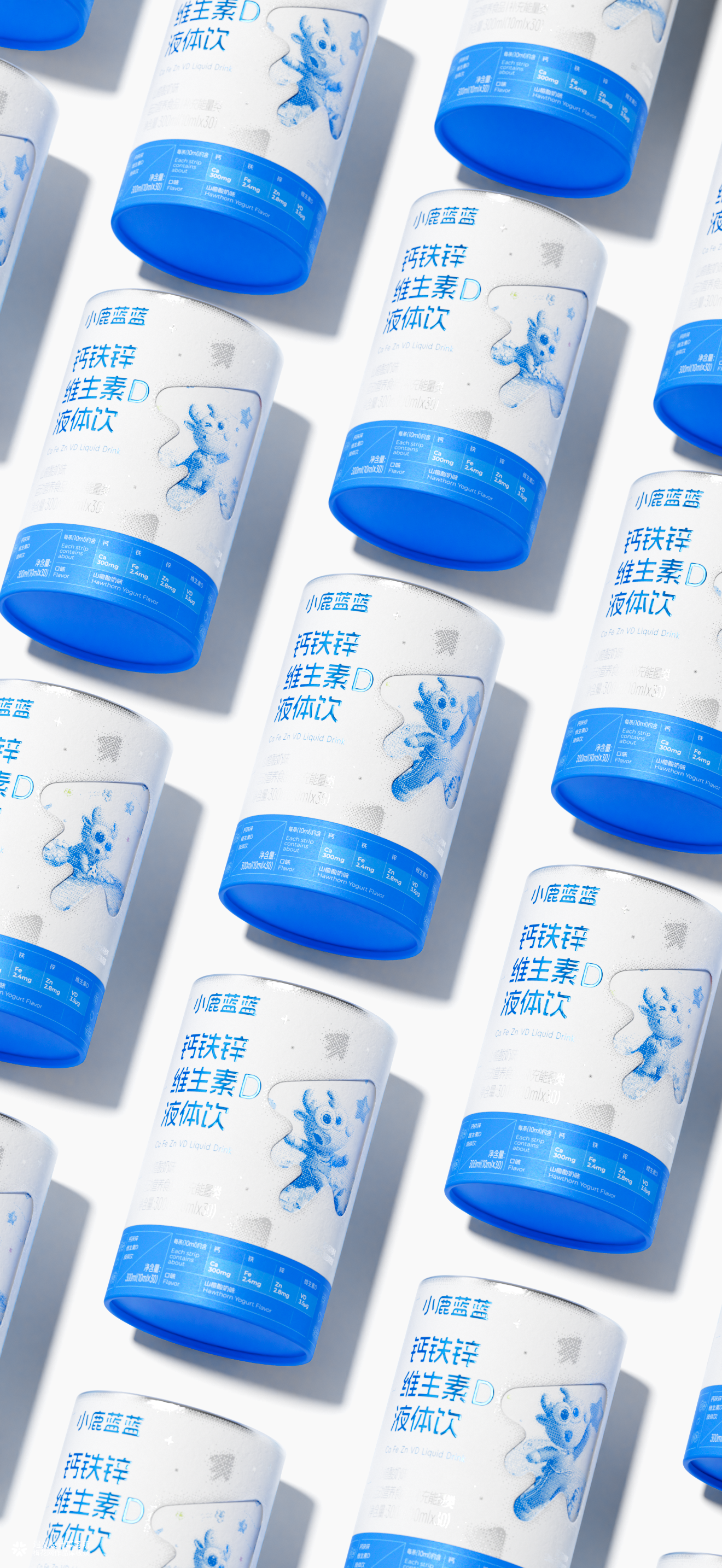 遇义设计丨小鹿蓝蓝 液体饮包装设计丨一转眼就长大了