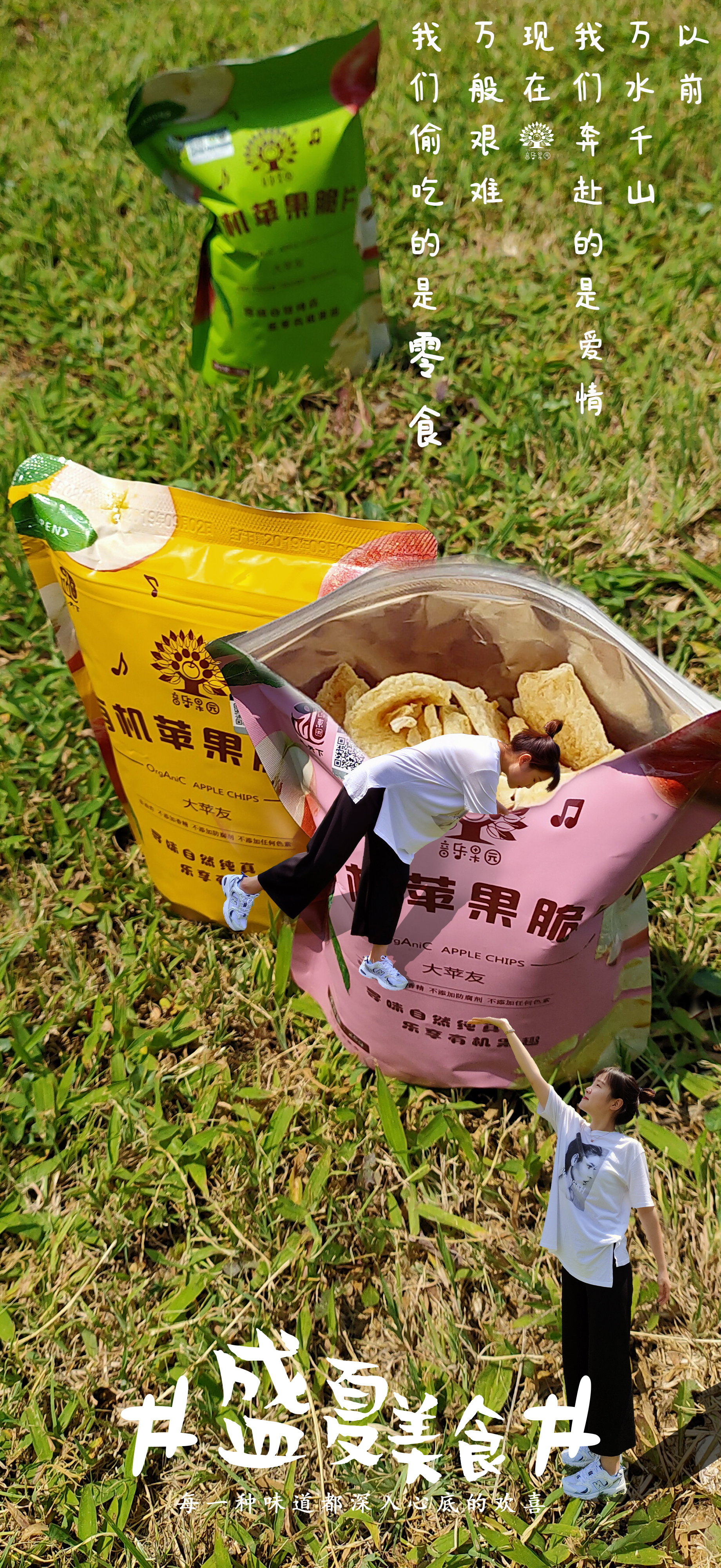 音乐果园有机苹果脆片——你是微笑里的甜，还是眼泪里的咸