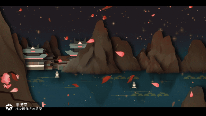 《餐饮百晓生-小白开店》国潮扁平化MG 动画