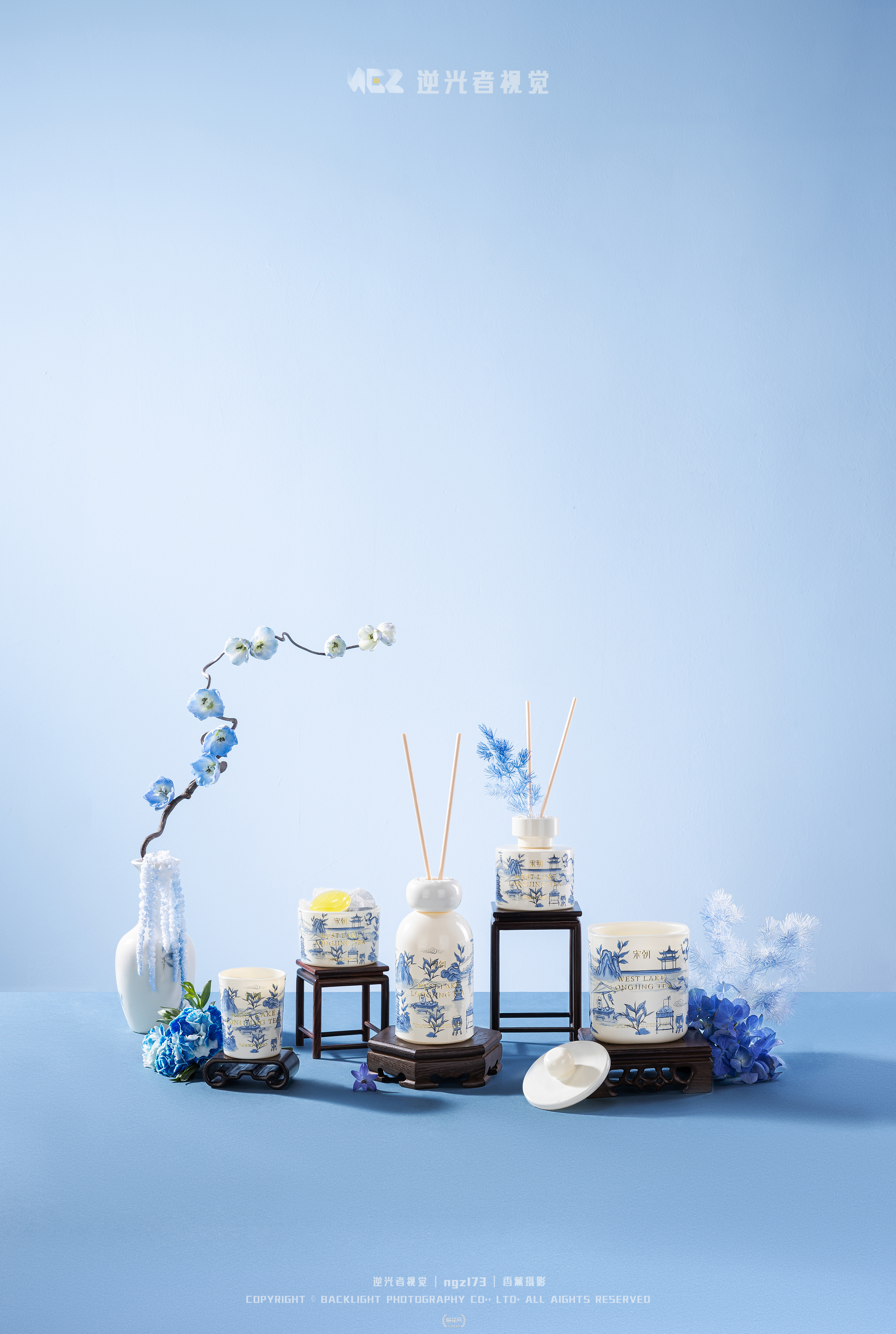 西湖十景香氛礼盒/宋朝香薰/香薰拍摄/逆光者视觉